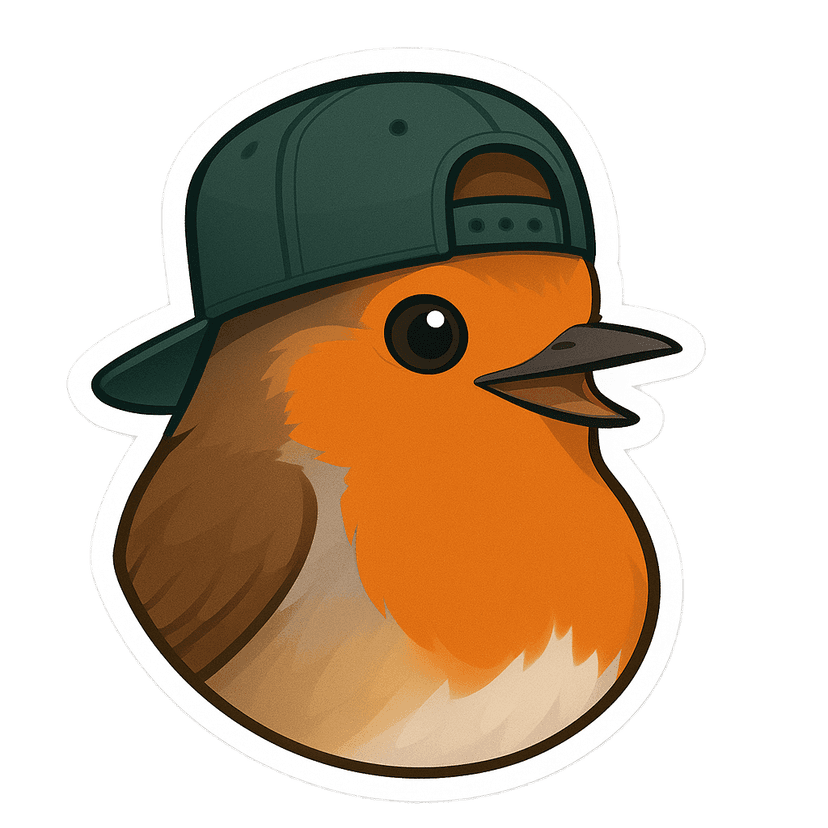 BirdySnap Maskottchen Robin